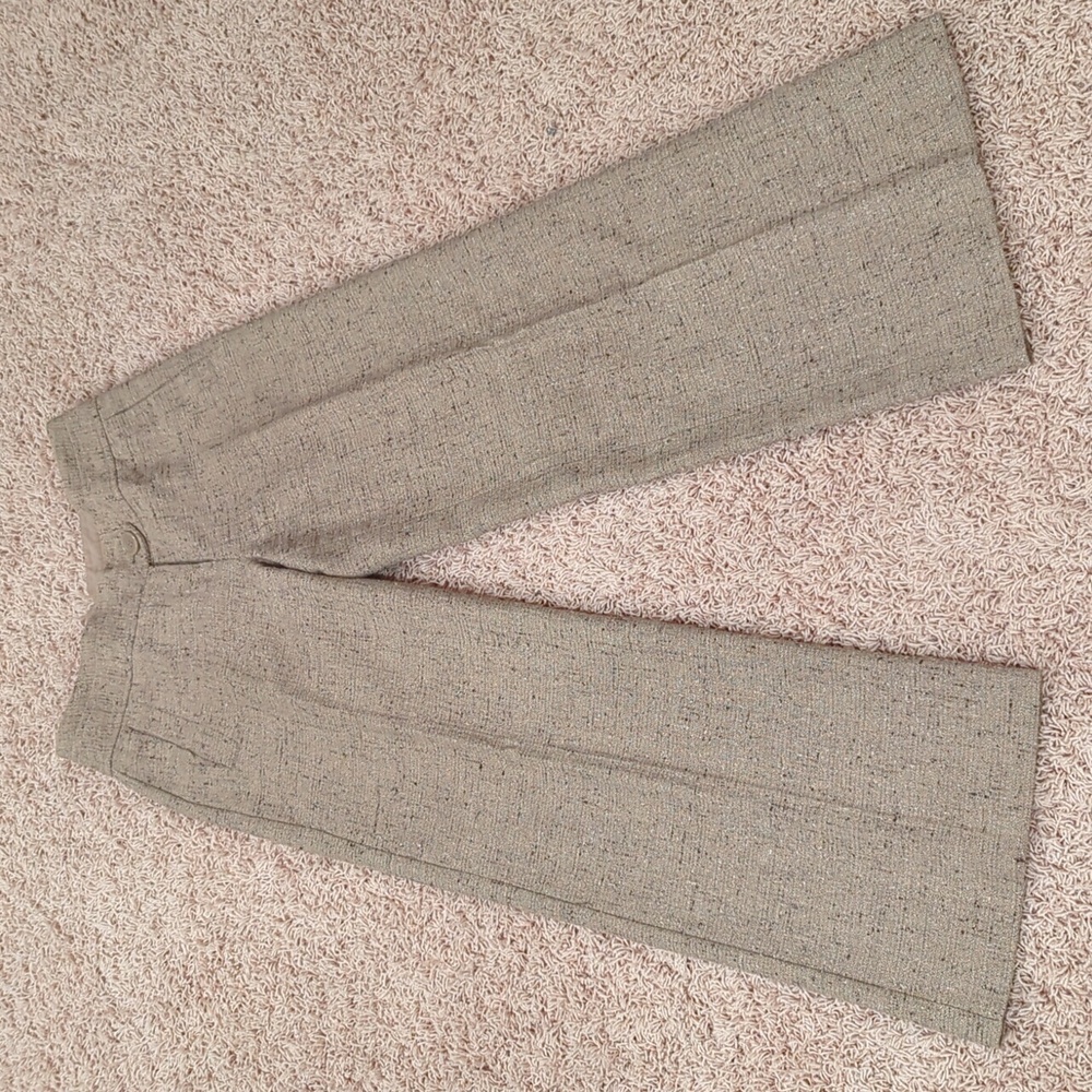 Tan Twead Trouser Dress Pants (size 2)